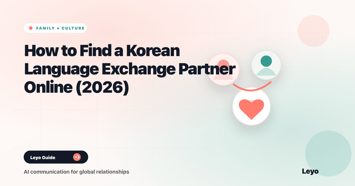 How to Find a Korean Language Exchange Partner Online (2026)