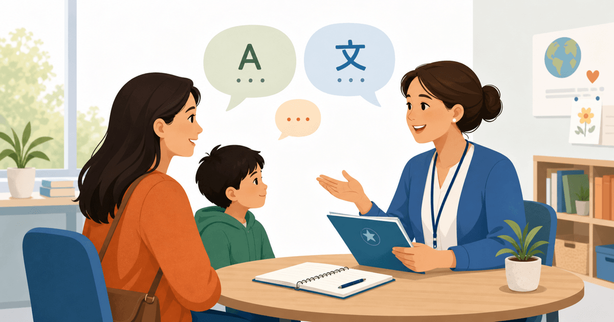 How to Do a Parent-Teacher Conference When You Donât Speak the Language (Checklist + Messages)